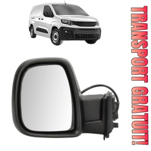 Oglinda Stanga PEUGEOT PARTNER Box Body/MPV (K9) din 2018 - 2023, Auto, Reglaj electric, Completa