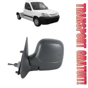 Oglinda Stanga PEUGEOT PARTNER Platform/Chassis (5_, G_) din 1997 - 2008, Auto, Reglaj mecanic, Completa
