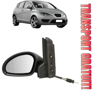Oglinda Stanga SEAT ALTEA (5P1) din 2004 - 2015, Auto, Reglaj mecanic, Completa