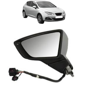 Oglinda Stanga SEAT IBIZA IV (6J5, 6P1) din 2008 - 2017, Auto, Reglaj electric, Completa - Img 2