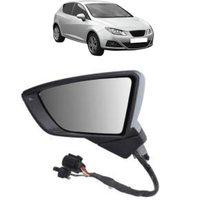 Oglinda Stanga SEAT IBIZA IV (6J5, 6P1) din 2008 - 2017, Auto, Reglaj electric, Completa - Img 2