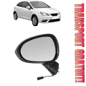 Oglinda Stanga SEAT IBIZA IV SC (6J1, 6P5) din 2008 - 2016, Auto, Reglaj electric, Completa