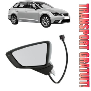 Oglinda Stanga SEAT LEON ST (5F8) din 2012 - 2020, Auto, Reglaj electric, Completa