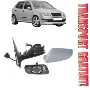 Oglinda Stanga SKODA FABIA I (6Y2) din 1999 - 2008, Auto, Reglaj electric, Completa