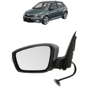 Oglinda Stanga SKODA FABIA III (NJ3) din 2014 - 2021, Auto, Reglaj electric, Completa - Img 2