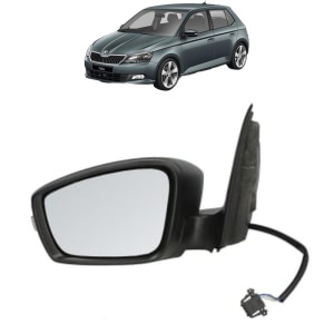 Oglinda Stanga SKODA FABIA III (NJ3) din 2014 - 2021, Auto, Reglaj electric, Completa - Img 2