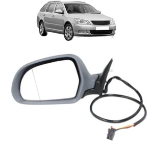 Oglinda Stanga SKODA OCTAVIA II Combi (1Z5) din 2004 - 2013, Auto, Reglaj electric, Completa - Img 2