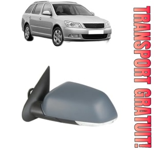 Oglinda Stanga SKODA OCTAVIA II Combi (1Z5) din 2004 - 2013, Auto, Reglaj electric, Completa