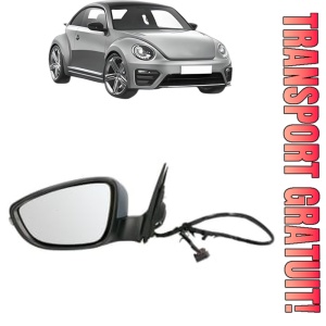 Oglinda Stanga Volkswagen BEETLE (5C1, 5C2) din 2011 - 2019, Auto, Reglaj electric, Completa