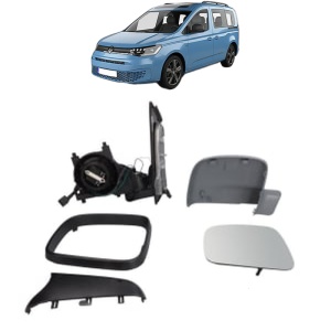 Oglinda Stanga Volkswagen CADDY IV Box Body/MPV (SAA, SAH) din 2015 - 2020, Auto, Reglaj electric, Completa - Img 2