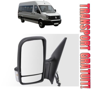 Oglinda Stanga Volkswagen CRAFTER 30-35 Bus (2E_) din 2006 - 2016, Auto, Reglaj manual, Completa