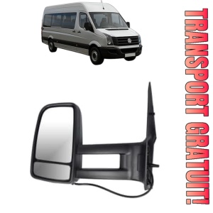 Oglinda Stanga Volkswagen CRAFTER 30-35 Bus (2E_) din 2006 - 2016, Auto, Reglaj electric, Completa