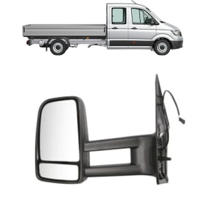 Oglinda Stanga Volkswagen CRAFTER 30-50 Platform/Chassis (2F_) din 2006 - 2016, Auto, Reglaj manual, Completa - Img 2