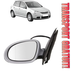 Oglinda Stanga Volkswagen GOLF V (1K1) din 2003 - 2009, Auto, Reglaj electric, Completa