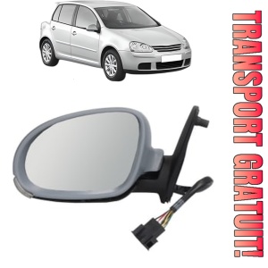 Oglinda Stanga Volkswagen GOLF V (1K1) din 2003 - 2009, Auto, Reglaj electric, Completa