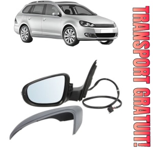 Oglinda Stanga Volkswagen GOLF VI Variant (AJ5) din 2009 - 2013, Auto, Reglaj electric, Completa