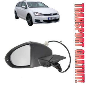 Oglinda Stanga Volkswagen GOLF VII Variant (BA5, BV5) din 2013 - 2021, Auto, Reglaj electric, Completa