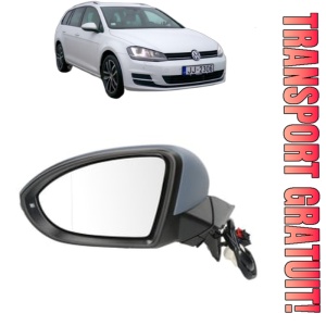 Oglinda Stanga Volkswagen GOLF VII Variant (BA5, BV5) din 2013 - 2021, Auto, Reglaj electric, Completa