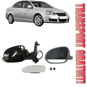 Oglinda Stanga Volkswagen JETTA III (1K2) din 2004 - 2010, Auto, Reglaj electric, Completa