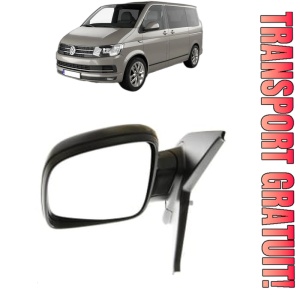 Oglinda Stanga Volkswagen MULTIVAN T5 (7HM, 7HN, 7HF, 7EF, 7EM, 7EN) din 2003 - 2015, Auto, Reglaj manual, Completa