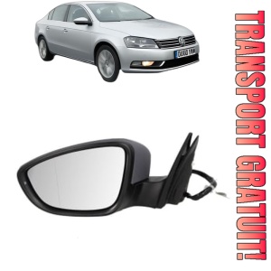 Oglinda Stanga Volkswagen PASSAT B7 (A32, A33) din 2011 - 2020, Auto, Reglaj electric, Completa