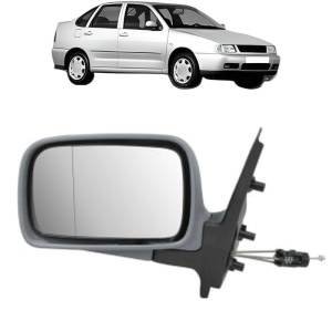 Oglinda Stanga Volkswagen POLO III CLASSIC (6V2) din 1995 - 2002, Auto, Reglaj mecanic, Completa - Img 2