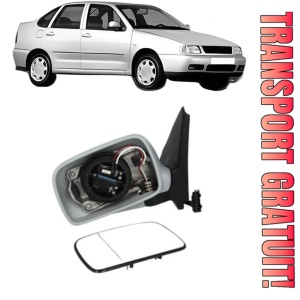 Oglinda Stanga Volkswagen POLO III CLASSIC (6V2) din 1995 - 2002, Auto, Reglaj electric, Completa