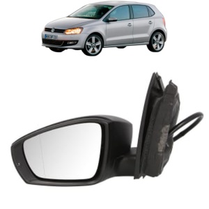 Oglinda Stanga Volkswagen POLO V Hatchback Van (6R1, 6C1) din 2009 - 2014, Auto, Reglaj electric, Completa - Img 2