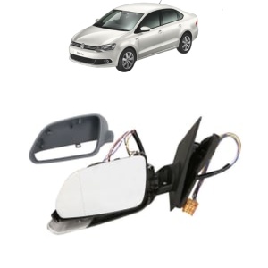 Oglinda Stanga Volkswagen POLO V Saloon (602, 604, 612, 614) din 2010 - 2022, Auto, Reglaj electric, Completa - Img 2