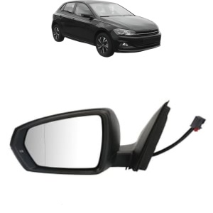 Oglinda Stanga Volkswagen POLO VI (AW1, BZ1, AE1) din 2017 - 2021, Auto, Reglaj electric, Completa - Img 2
