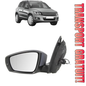 Oglinda Stanga Volkswagen TIGUAN (5N_) din 2007 - 2018, Auto, Reglaj mecanic, Completa