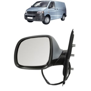 Oglinda Stanga Volkswagen TRANSPORTER T5 Van (7HA, 7HH, 7EA, 7EH) din 2003 - 2015, Auto, Reglaj electric, Completa - Img 2