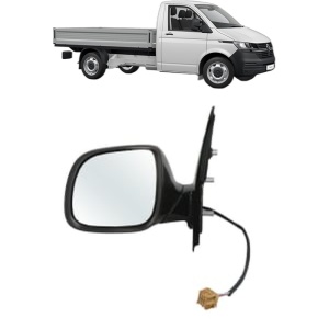 Oglinda Stanga Volkswagen TRANSPORTER T6 Platform/Chassis (SFD, SFE, SFL, SFZ, SJD, SJ din 2015 - 2024, Auto, Reglaj electric, Completa - Img 2