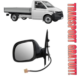 Oglinda Stanga Volkswagen TRANSPORTER T6 Platform/Chassis (SFD, SFE, SFL, SFZ, SJD, SJ din 2015 - 2024, Auto, Reglaj electric, Completa