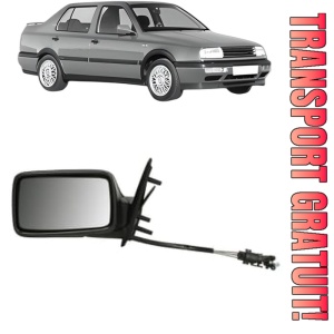Oglinda Stanga Volkswagen VENTO (1H2) din 1991 - 1998, Auto, Reglaj mecanic, Completa