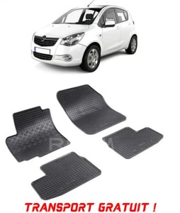 Opel Agila B, Hatchback, fabricat din 01.2008 - 11.2014, set covorase auto dedicate, din cauciuc 100% Premium - Transport Gratuit accesorii pentru autoturismul tau - masina v38614