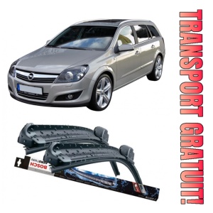 Opel Astra H Estate Van Set 2 stergatoare parbriz Bosch Aerotwin 600/475mm compatibile cu Opel ASTRA H Estate Van (L70) (2004-2012) (55 cm / 45 cm)