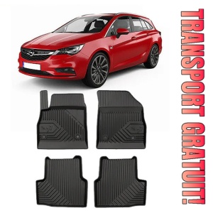 Opel Astra K Din 04.2016 - Prezent, Combi , Set Covorase Auto Tip Tavita Premium 3D, din cauciuc