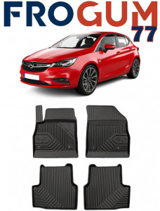 Opel Astra K Din 11.2015 - Prezent, Hatchback , Set Covorase Auto Tip Tavita Premium 3D, din cauciuc accesorii pentru autoturismul tau - masina v168002