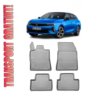 Opel Astra L Phev Din 01.2022 - Prezent, Hatchback , Set Covorase Auto Tip Tavita Premium 3D, din cauciuc