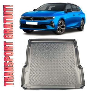 Opel Astra Tavita pentru portbagaj compatibila Opel Astra L Sports Tourer fabricatie 01.2022 - prezent, caroserie combi, portbagaj superior, podea variabila in pozitie superioara