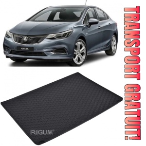 Opel Astra Tavita pentru portbagaj din cauciuc, compatibila Opel Astra K fabricatie 11.2015 - prezent, caroserie hatchback, cu roata rezerva