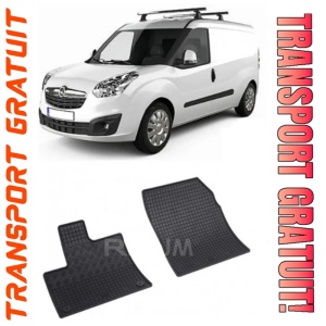Opel Combo E, Van, fabricat din 06.2018 - Prezent, 2 Locuri, set covorase auto dedicate, din cauciuc 100% Premium