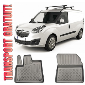 Opel Combo Set covorase auto tip tavita compatibile Opel Combo E Life fabricatie 06.2018 - prezent, caroserie van, 2-3 locuri, ampatament scurt si lung