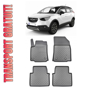 Opel Crossland X, Suv, Din 06.2017 - Prezent , Set Covorase Auto Tip Tavita Premium 3D, din cauciuc