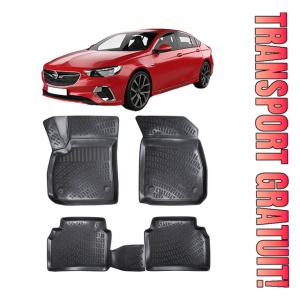 Opel Insignia II 2017-2025 Set 4 covorase auto din cauciuc tip tavita premium line 3D