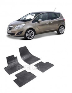Opel MerIVa B, Van, fabricat din 03.2010 - 06.2017, set covorase auto dedicate, din cauciuc 100% Premium accesorii pentru autoturismul tau - masina v159665