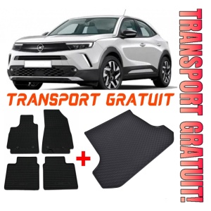 Opel Mokka Set Covorase + tavita portbagaj auto Opel Mokka B fabricatie 02.2021 - prezent, caroserie suv, fara portbagaj intermediar