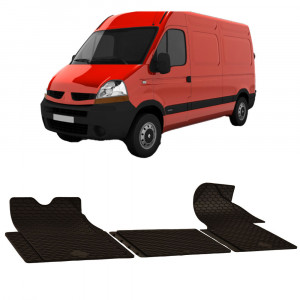 Opel Movano (1999-2009) Set 3 covorase auto cauciuc Urban Line accesorii pentru autoturismul tau - masina v240394