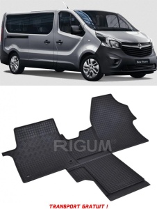 Opel Vivaro C, Van, fabricat din 03.2019 - Prezent, 2 Locuri, Transport Persoane, set covorase auto dedicate, din cauciuc 100% Premium - Transport Gratuit accesorii pentru autoturismul tau - masina v38475